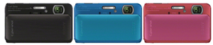 Sony DSCTX20B 16.2MP 4x Zoom 1080i Waterproof Camera ~ Black/Blue/Pink