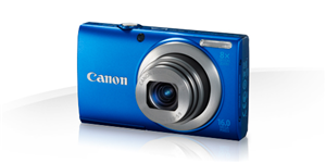 Canon Powershot A4000IS 16MP 28mm 8x Zoom Digital Camera ~ Blue/Red/Silver