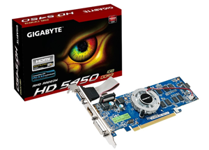 Gigabyte GV-R545-1GI HD5450 1GB DDR3 PCIE