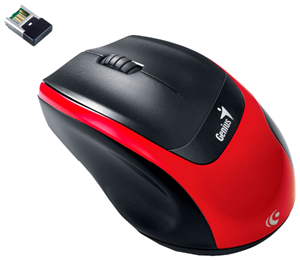 GENIUS DX7020 RED WIRELESS MOUSE